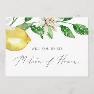 Carte de proposition moderne Lemon Garden Matron o