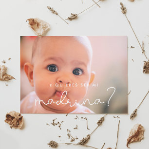 Carte de proposition Quieres ser mi madrina Godmèr