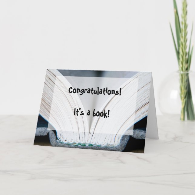 Carte de publication de livre (Devant)