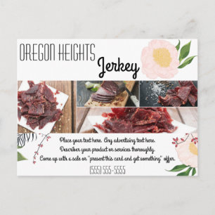 Carte de publicité commerciale Bébé rose Cosmos su