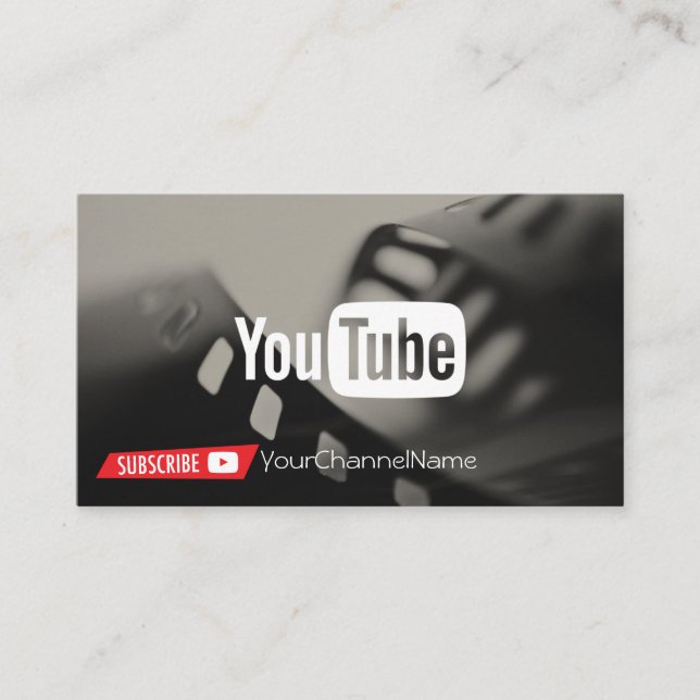 Carte de publicité de canal (Devant)