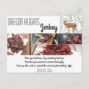 Carte de publicité d'entreprise Deer Doe Buck Wood