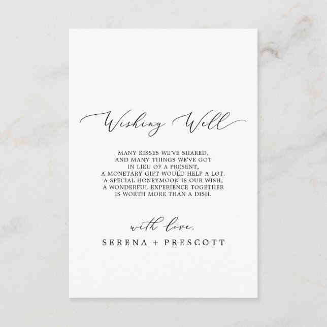 Carte de qualité de la calligraphie noire (Devant)