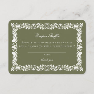 Carte de rabat à carreaux Talavera Vert Insertion