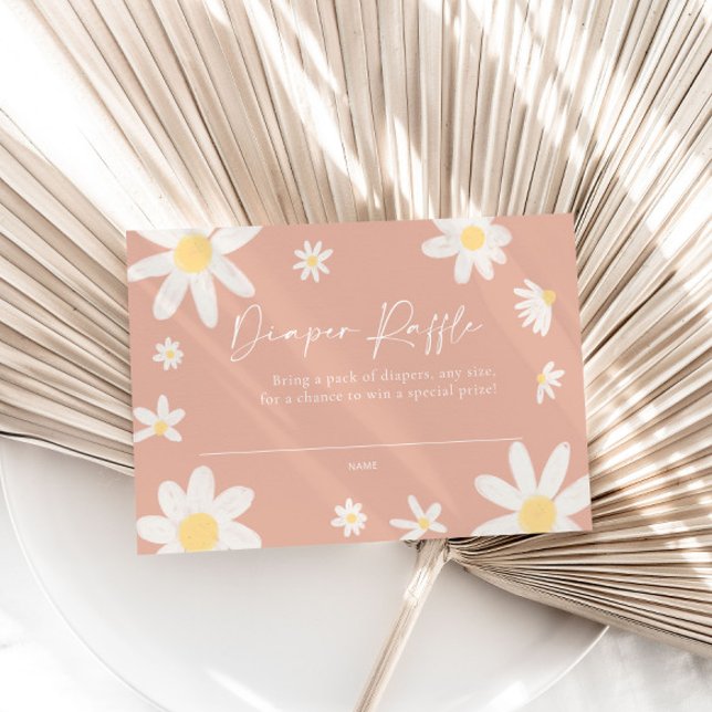 Carte de rabat Daisy Rose Blush (Créateur téléchargé)