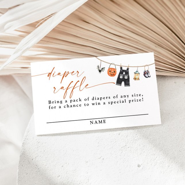 Carte de rabat Little Boo Halloween Diaper (Créateur téléchargé)