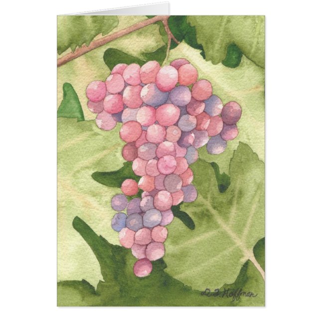 Carte de raisins de Cabernet (Devant)