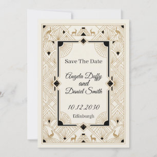 Carte de rappel de date de mariage aux fleurs sauv
