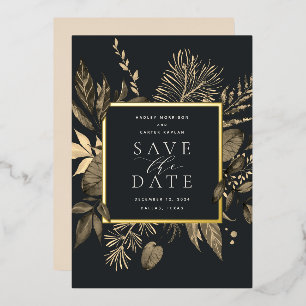 Carte de rappel de date de mariage Prairie d'Autom