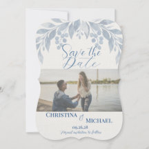 Carte de rappel de mariage à motif floral aquarell