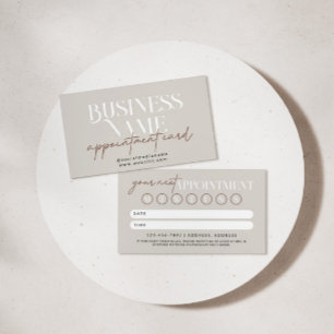 Carte de rappel de rendez-vous Boho moderne