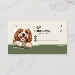 Carte de rappel de rendez-vous de toilettage de ch