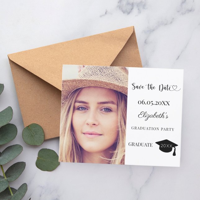 Carte de rappel pour une fête de fin d'études mode (Créateur téléchargé)