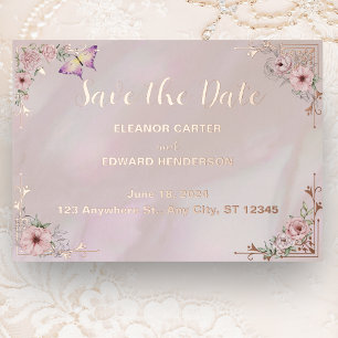 Carte de rappel vintage à motif de pivoine en feui