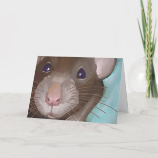 Carte de rat mignon