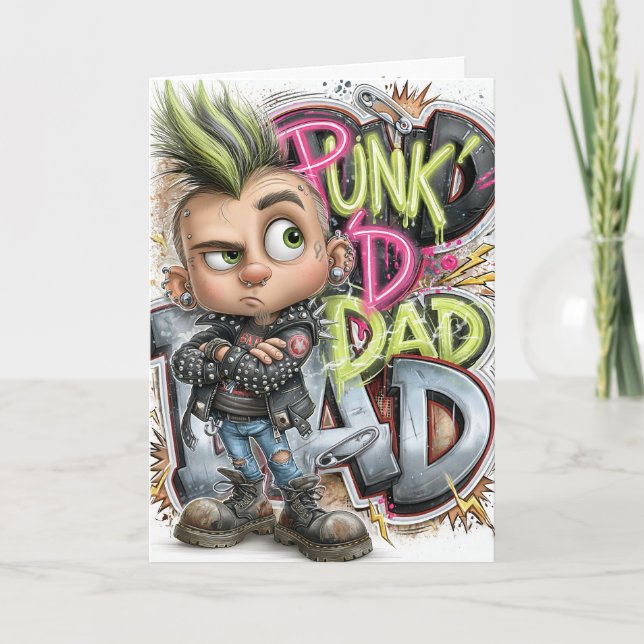 Carte de Rébellion Papa Punk (Devant)