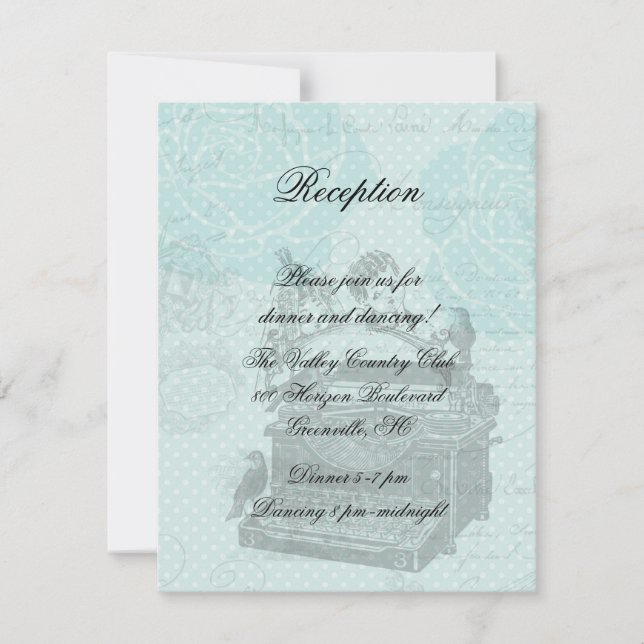 Carte de réception de lettres d'amour de mariage v (Devant)