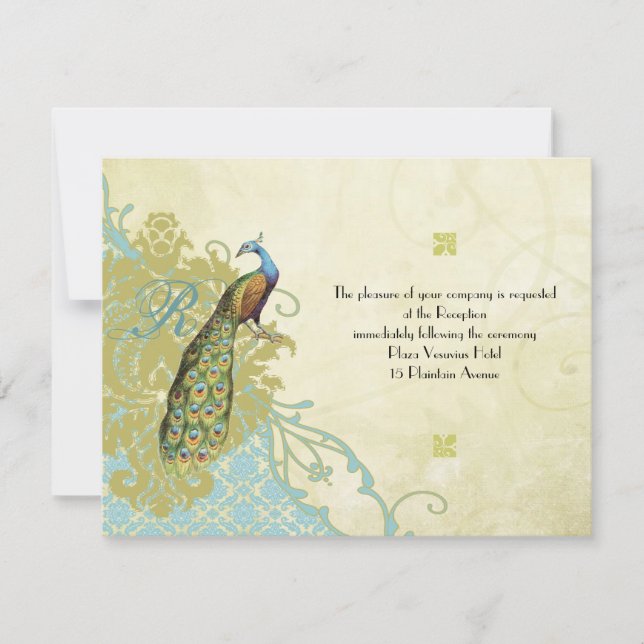 Carte de réception vintage Birds Lagoon Endive Dam (Devant)
