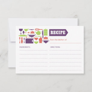 Carte de recette