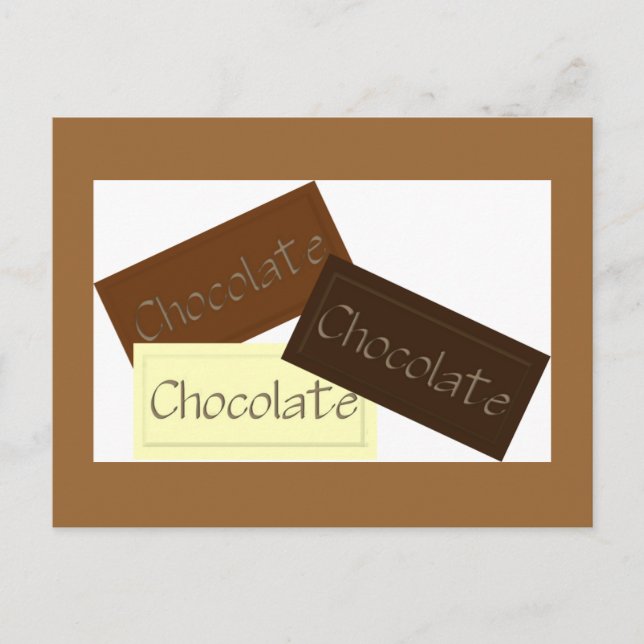 Carte de recette au chocolat triple (Devant)
