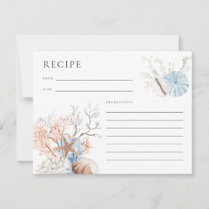 Carte de recette Boho Beach Coral Reef