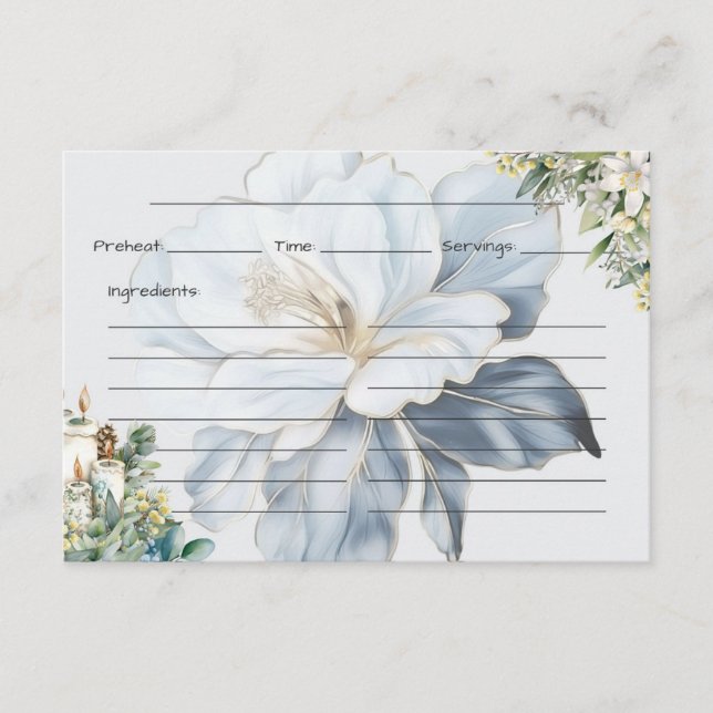 Carte de recette Clarity (Devant)