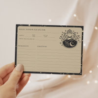 Carte de recette de Fête des mariées céleste du Ta