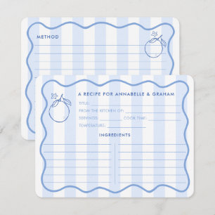 Carte de recette de Fête des mariées d'agrumes à l