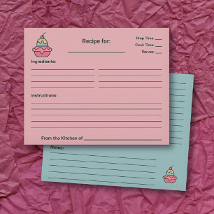 Carte de recette de Fête des mariées de crème glac