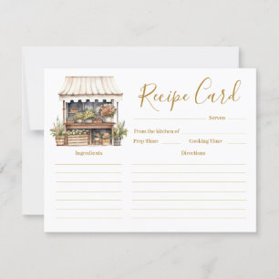 Carte de recette de Fête des mariées de magasin de