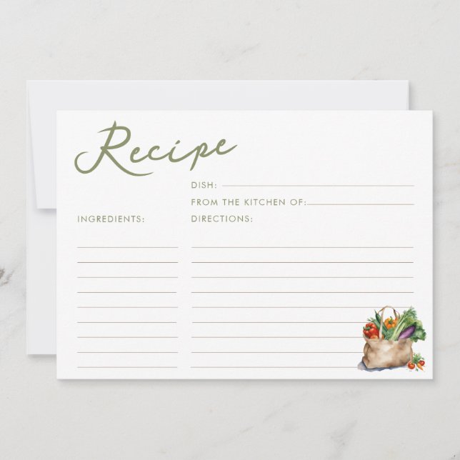 Carte de recette de Fête des mariées de marché de  (Devant)