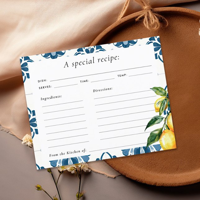 Carte de recette de Fête des mariées italienne Lem (Créateur téléchargé)