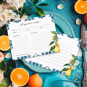 Carte de recette de Fête des mariées italienne Lem