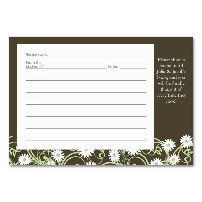 Carte de recette de la fête du thé de marmite (Devant)