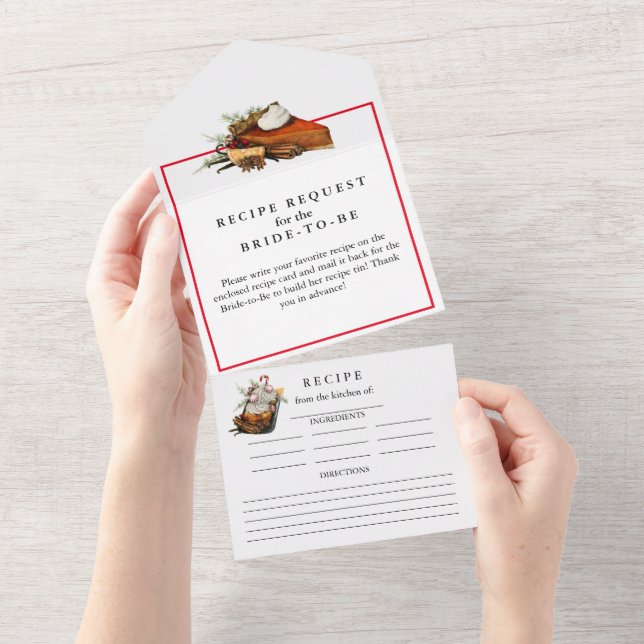 Carte de recette de récolte automnale (Déchirure)
