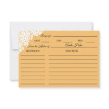 Carte de recette de réponse de Fête des mariées dr