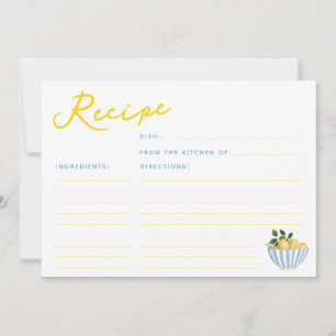 Carte de recette Fête des mariées aux citrons mode