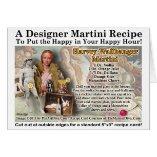 Carte de recette Harvey Wallbanger Martini