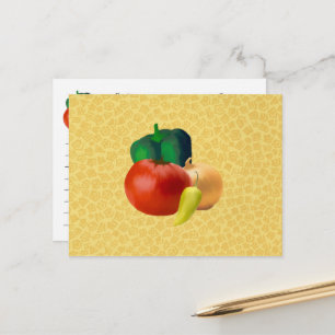 Carte de recette légume