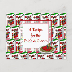 Carte de recette mariage