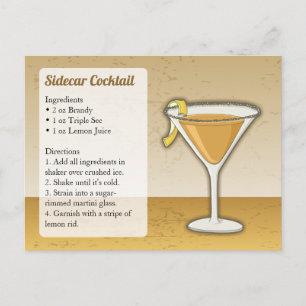 Carte de recette Sidecar