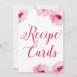 Carte de recette Signe Imprimer