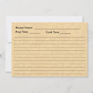 CARTE DE RECETTE - Soleils tordus