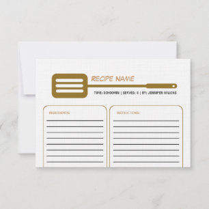 Carte de recette Spatula Brown
