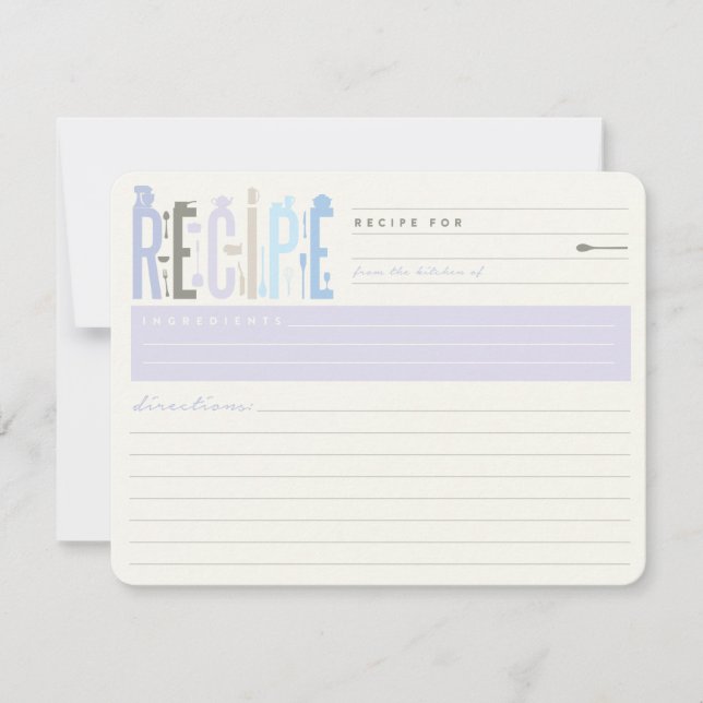 Carte de recette Stock Mod La Fête des mariées de  (Devant)