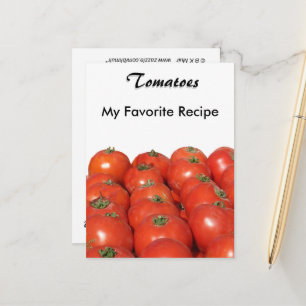 Carte de recette - Tomates