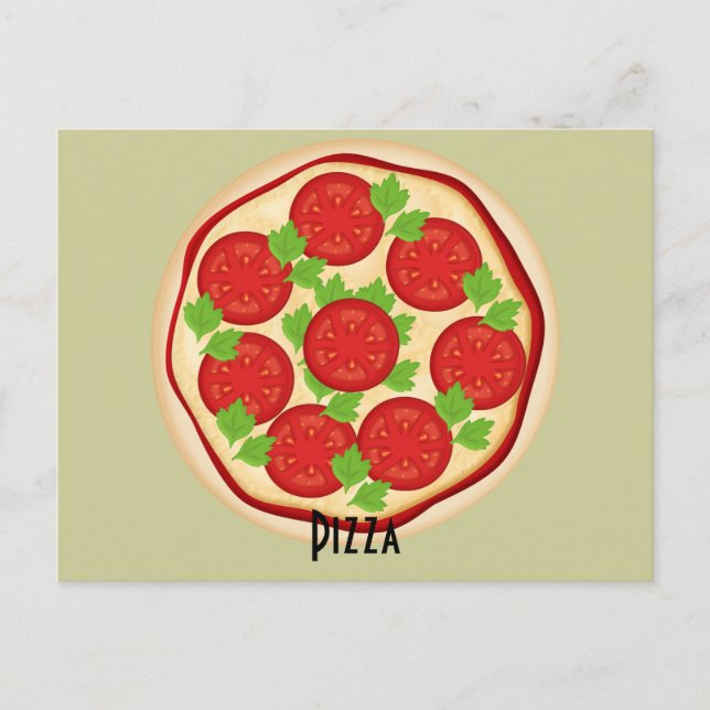 Carte de recette Tomates Pizza (Devant)