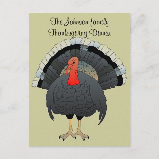 Carte de recette Turquie (Devant)