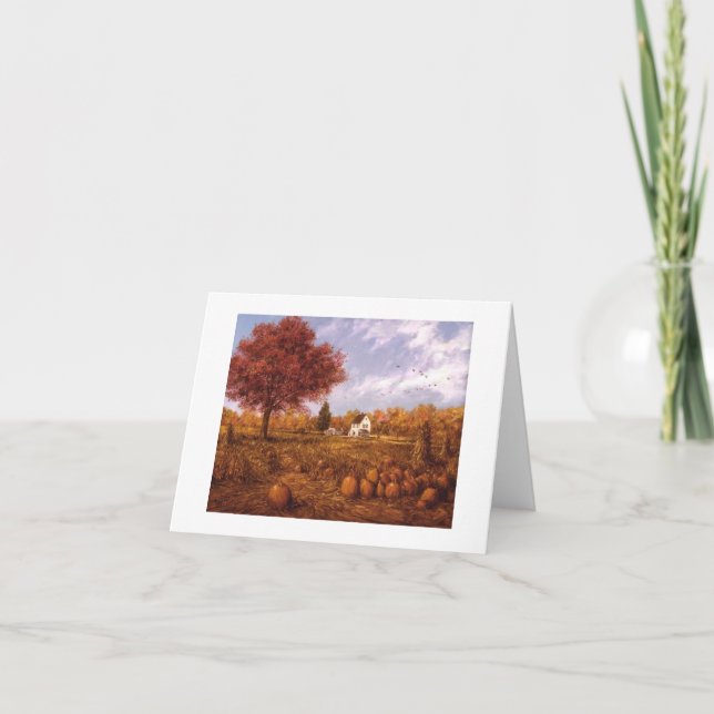 Carte de récolte de Paul McGehee "Halloween" (Devant)