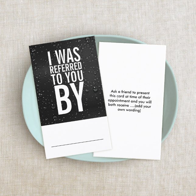 Carte de recommandation de lavage d'alimentation (Créateur téléchargé)